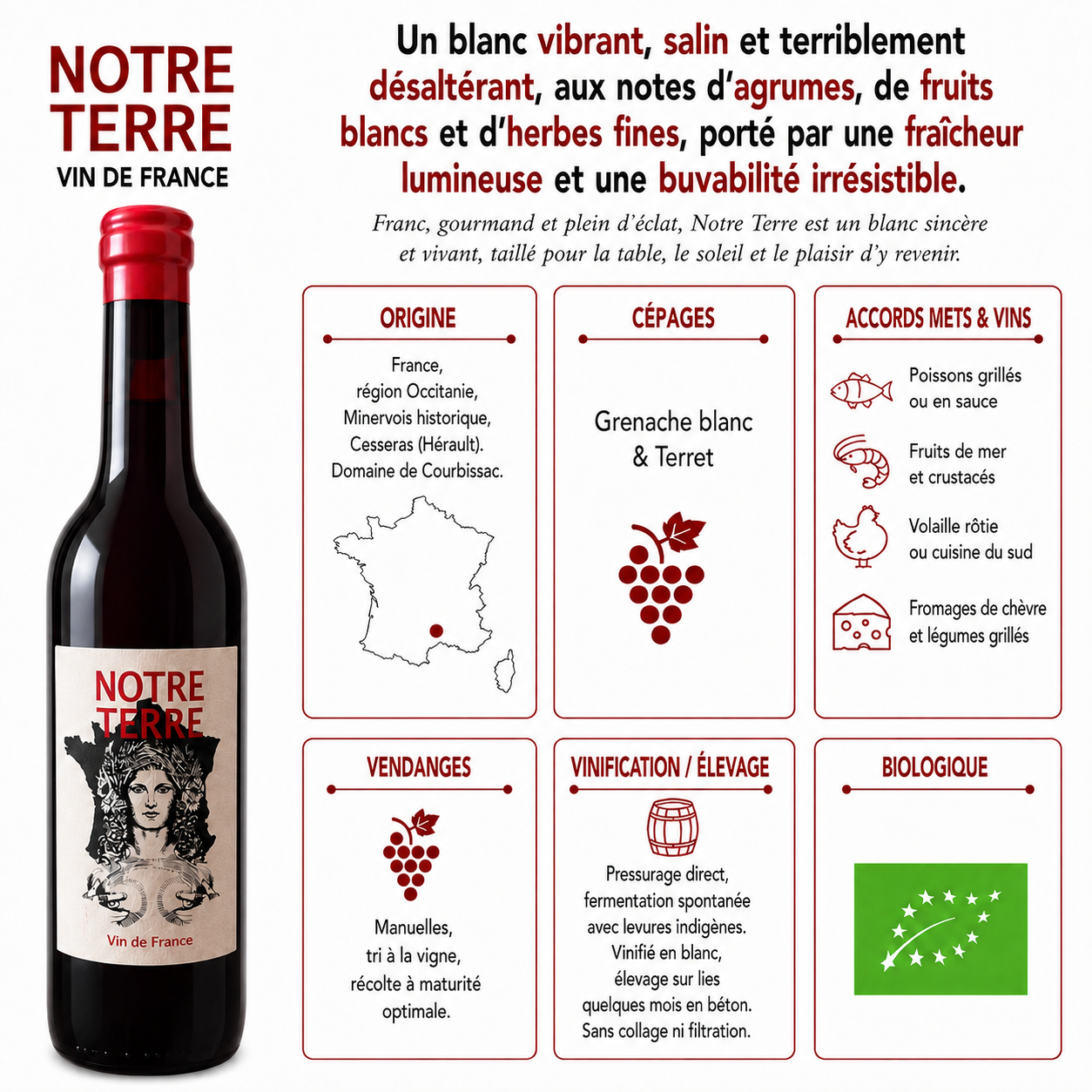 Notre terre ROUGE VDF 2025